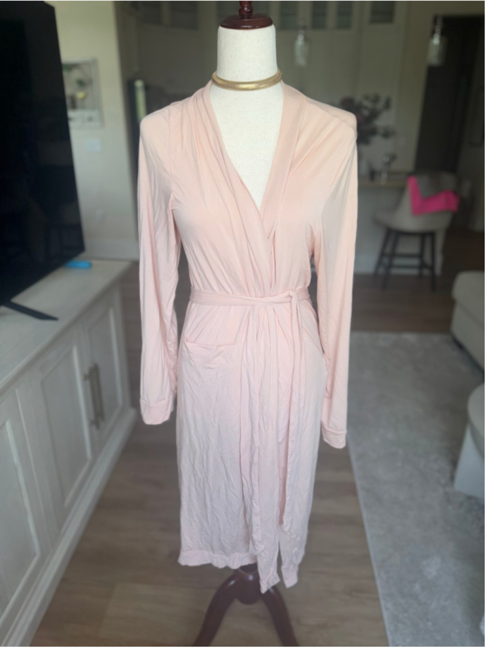 Sunday Citizen Rose Pink Robe Sz M NWOT